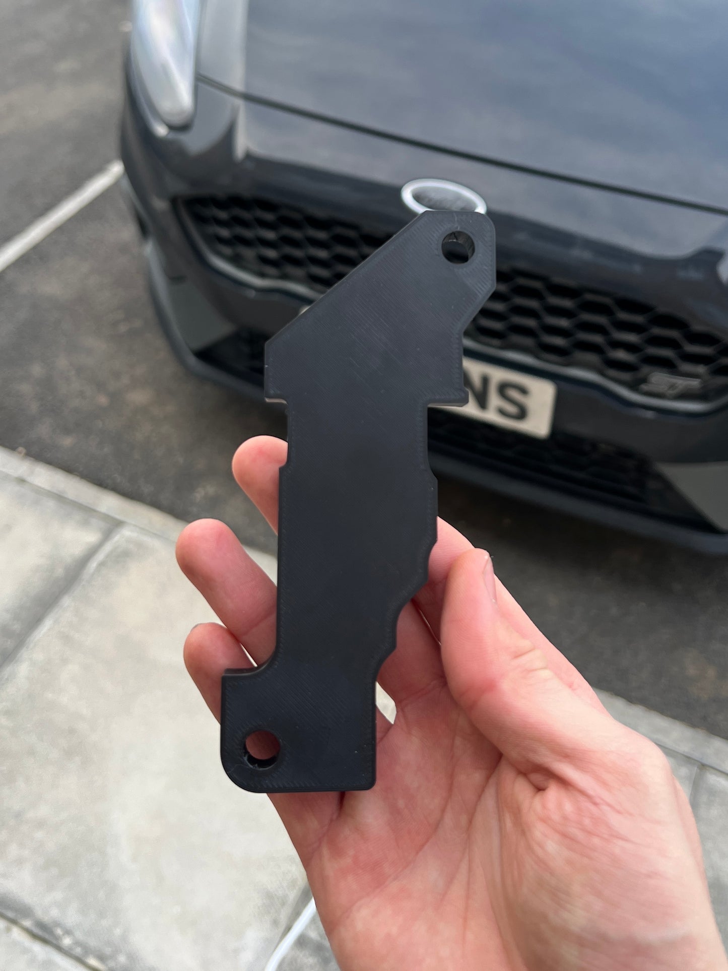 Fiesta MK8 ST Accelerator Pedal Riser Spacer Plate 10mm - Improve Heel & Toe