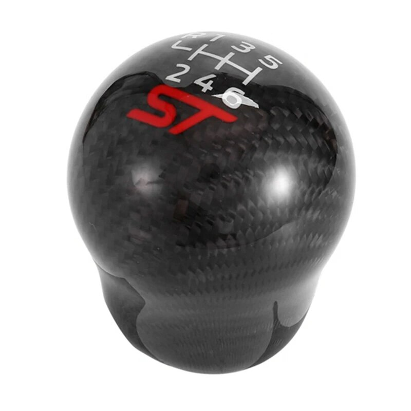 Genuine Carbon Fiber ST Gear Knob for Ford Fiesta, Focus, Puma 6 Speed