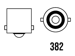 ChromoLite Silver Indicator Bulb - 382 - Car Enhancements UK