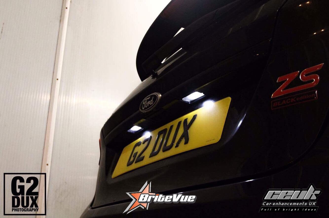 BriteVue 501 Number Plate Bulb Upgrade - Car Enhancements UK