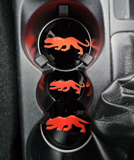 MK2 Puma - Cup Holder Inserts With Logo - Car Enhancements UK