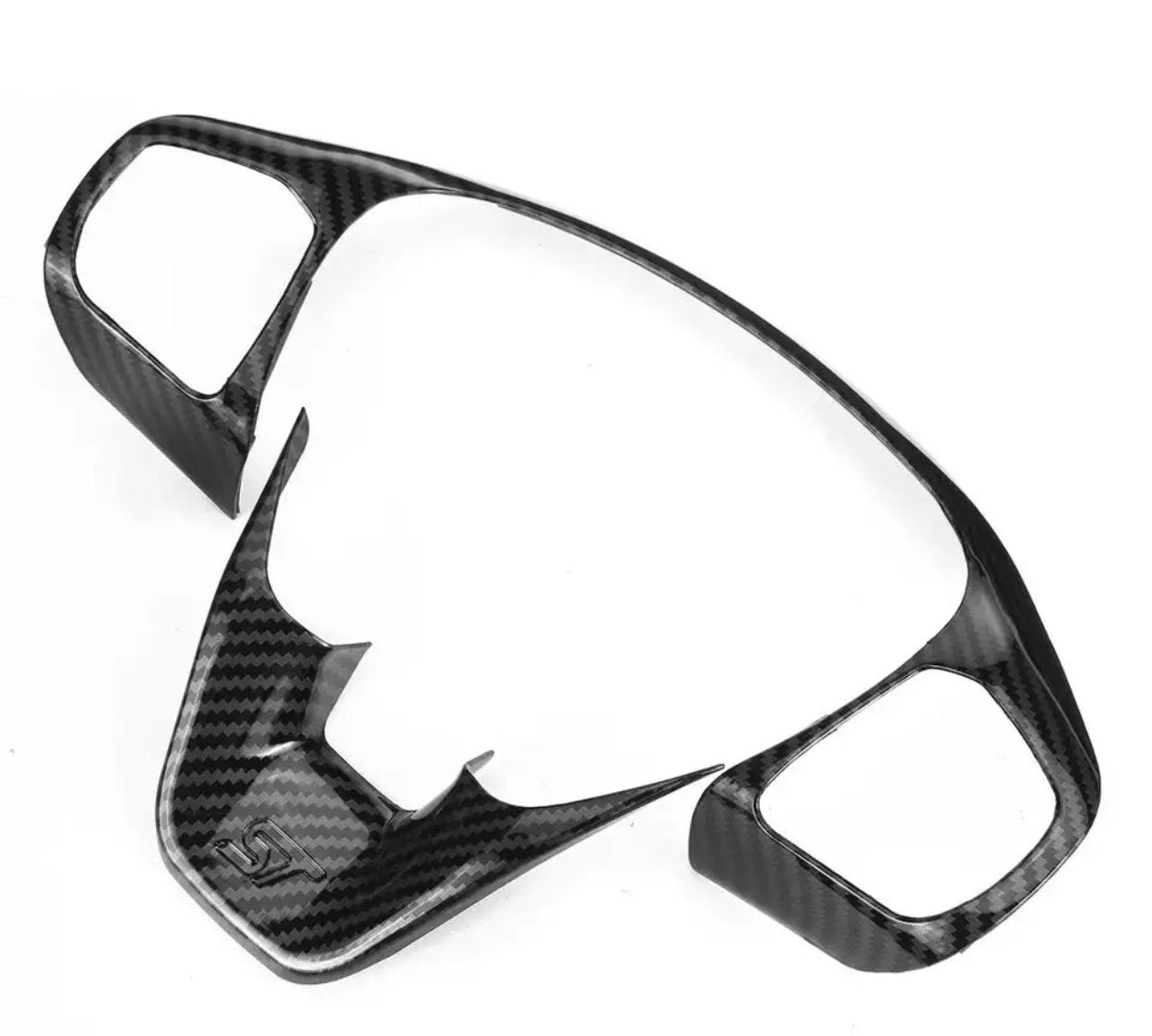 MK8 Fiesta ST - Carbon Fibre Steering Wheel Trim Surrounds - Car Enhancements UK