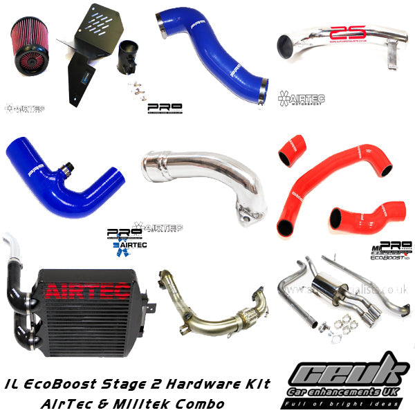 Fiesta 1.0 EcoBoost Stage 2 Full Hardware Setup - AirTec/Milltek Combo - Car Enhancements UK