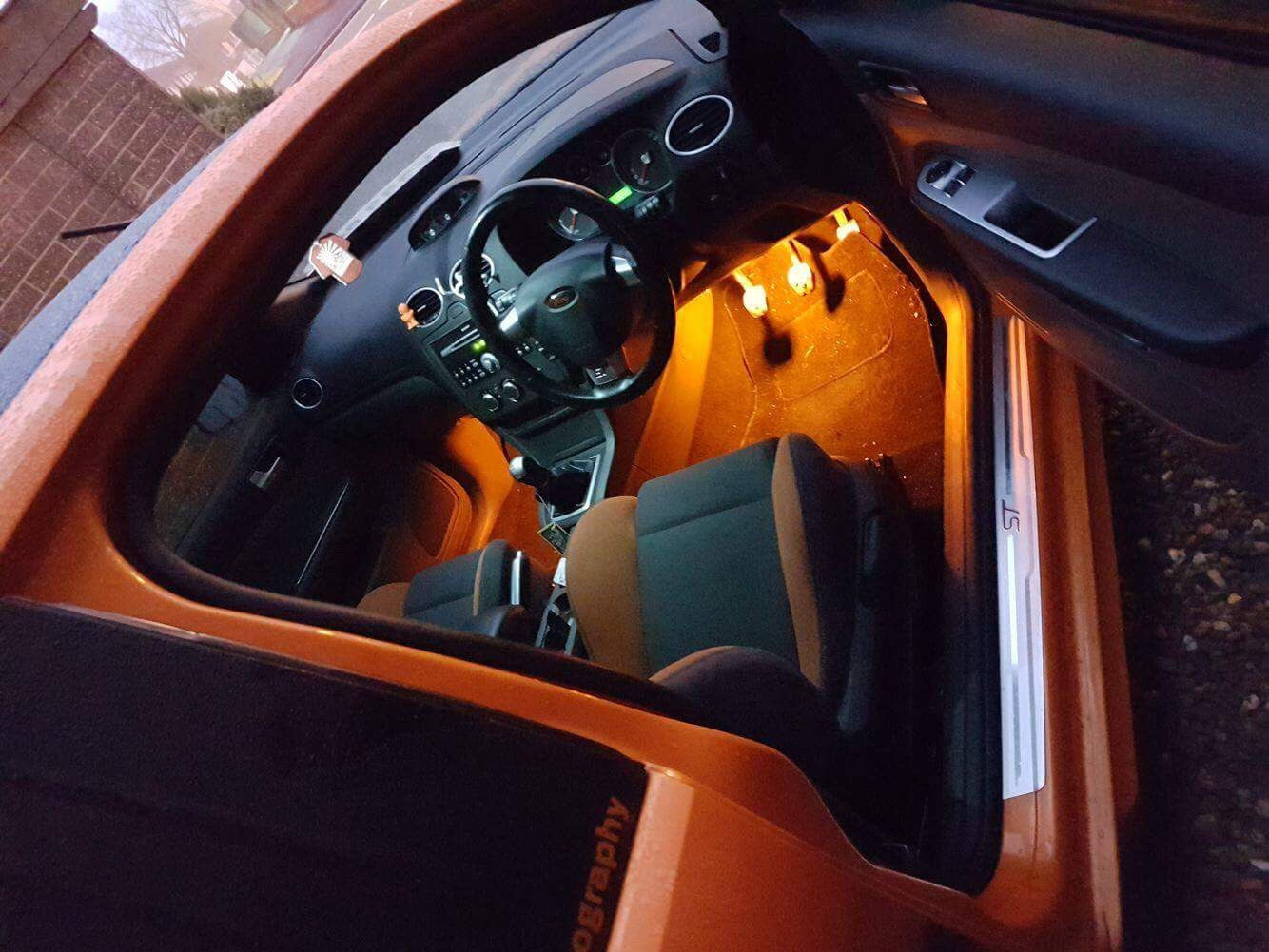 BriteVue Focus MK3 RS/ST footwell upgrade - Car Enhancements UK