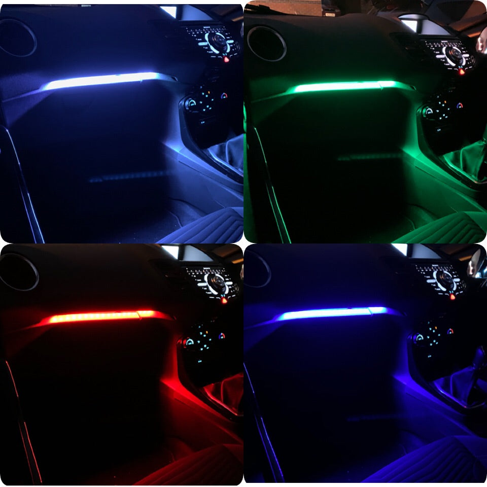 Chaser Edition RGB Glove Box and Footwell Kit - MK7 & MK7.5 Fiesta - Car Enhancements UK
