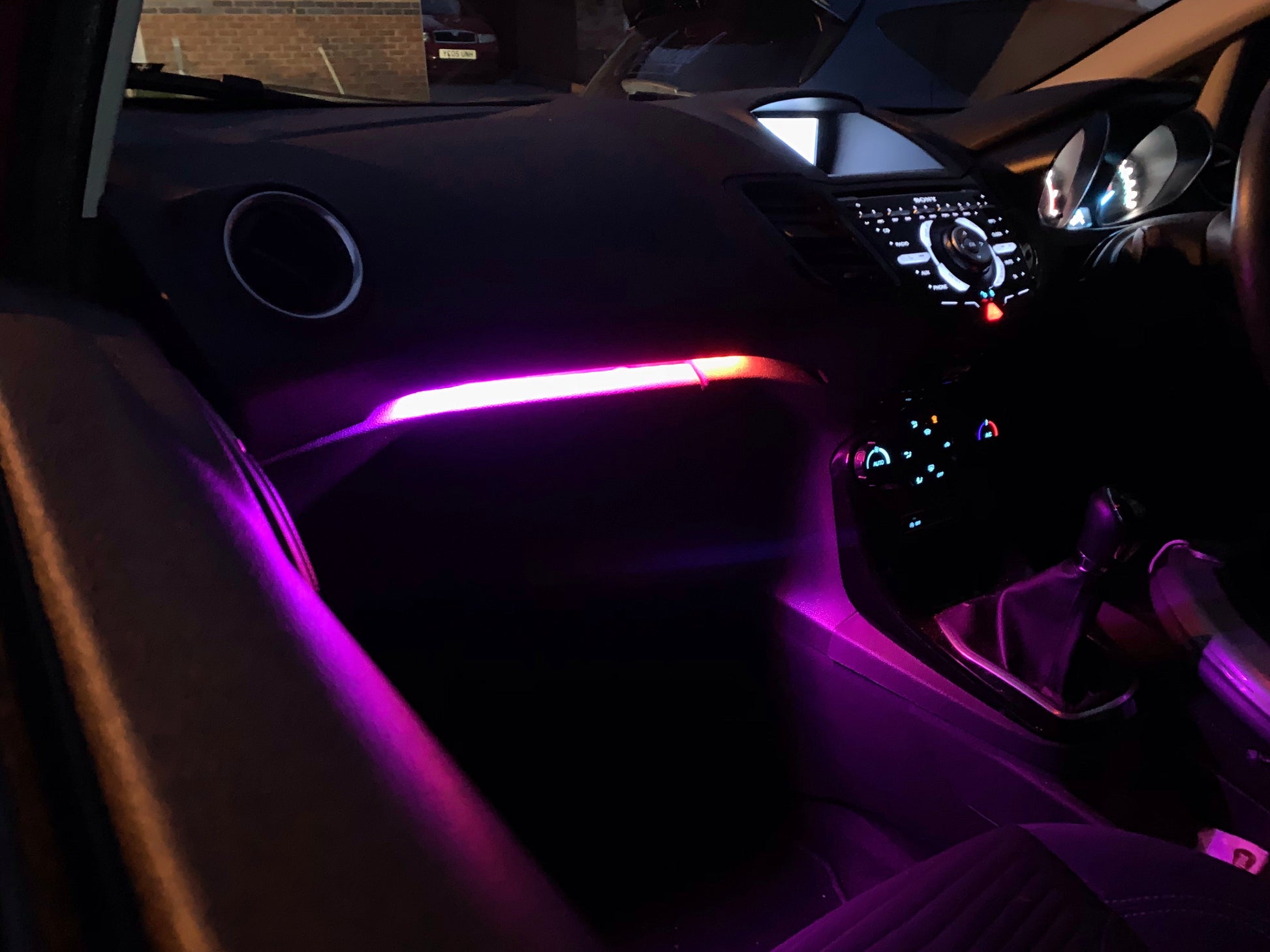 Chaser Edition RGB Glove Box and Footwell Kit - MK7 & MK7.5 Fiesta - Car Enhancements UK