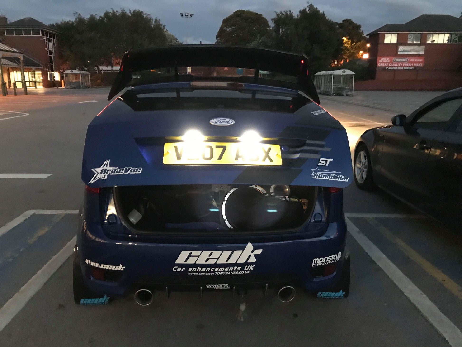 BriteVue LED Number Plate Unit - MK6 Fiesta - Car Enhancements UK