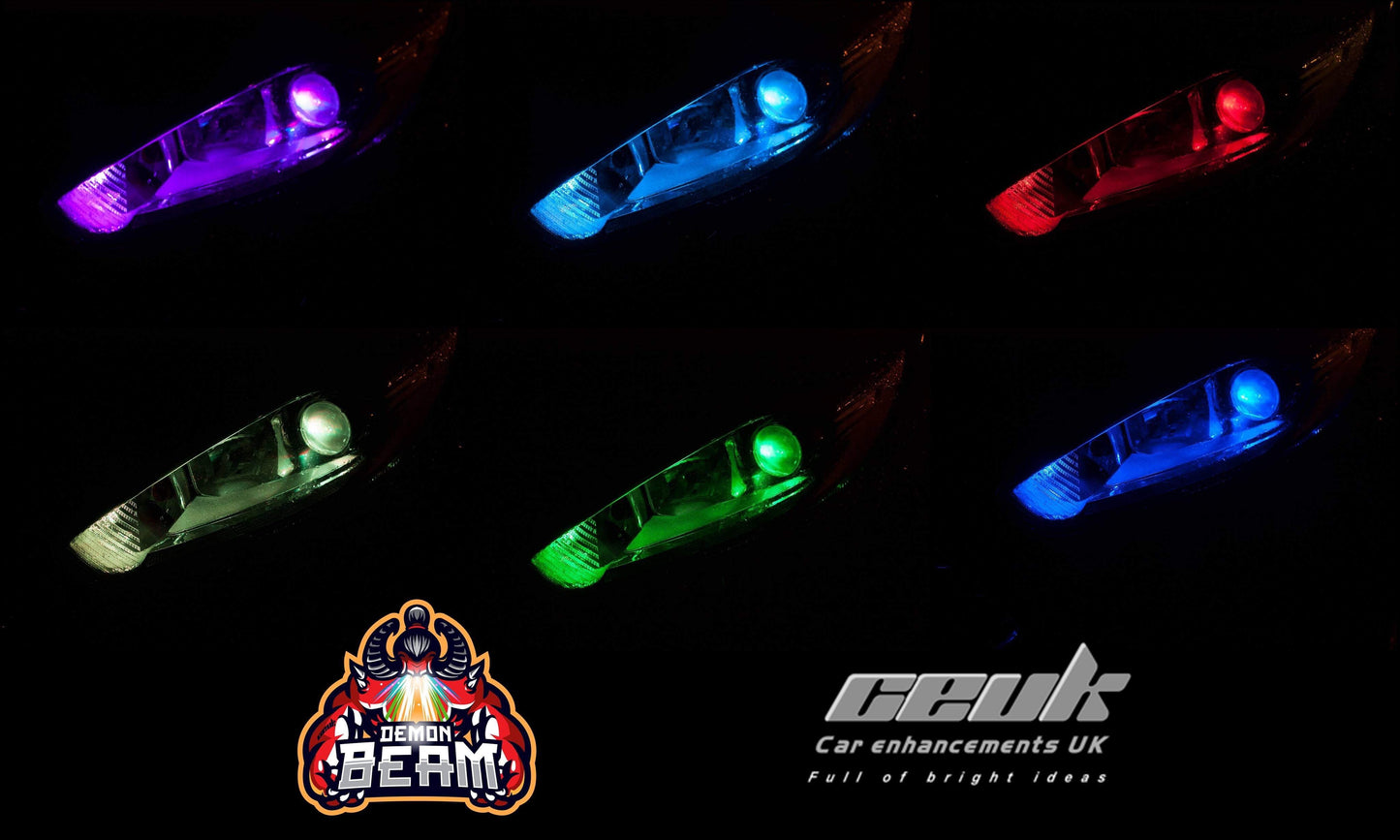 Demon Beam™ Official LED & Bluetooth Colour Changing unit - MK8 Fiesta - Car Enhancements UK
