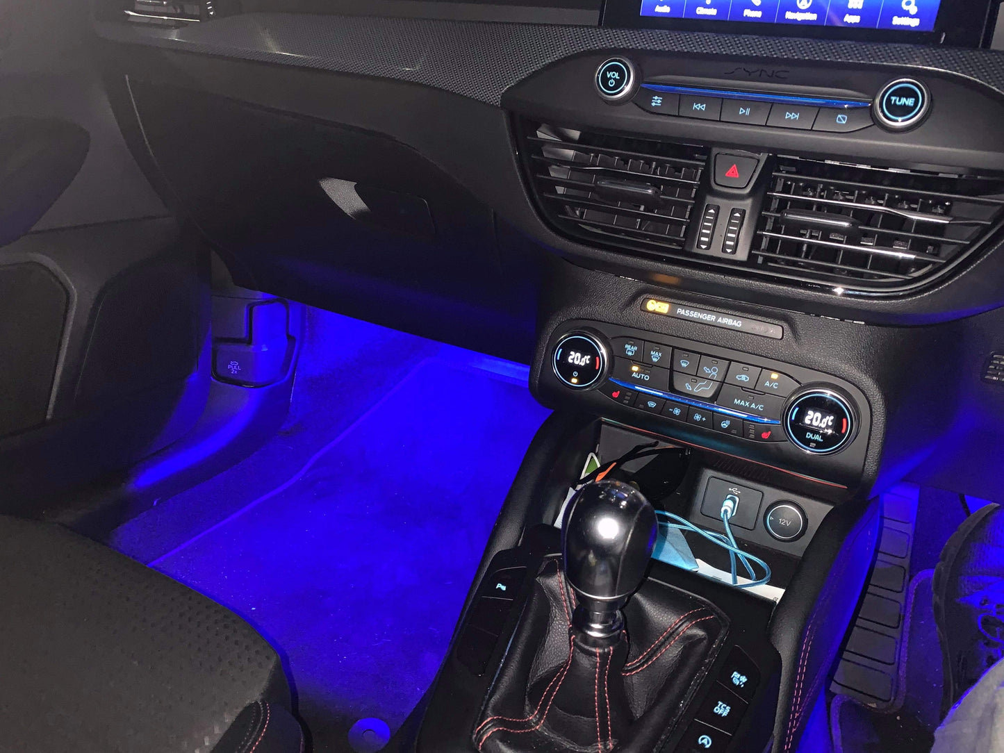 Chaser Edition RGB Footwell Kit - MK3 Focus All Models - Car Enhancements UK