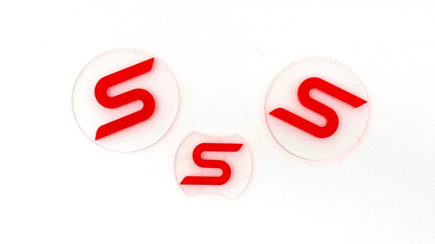 MK7 Fiesta (PRE FACELIFT) - Cup Holder Inserts With Logo - Car Enhancements UK