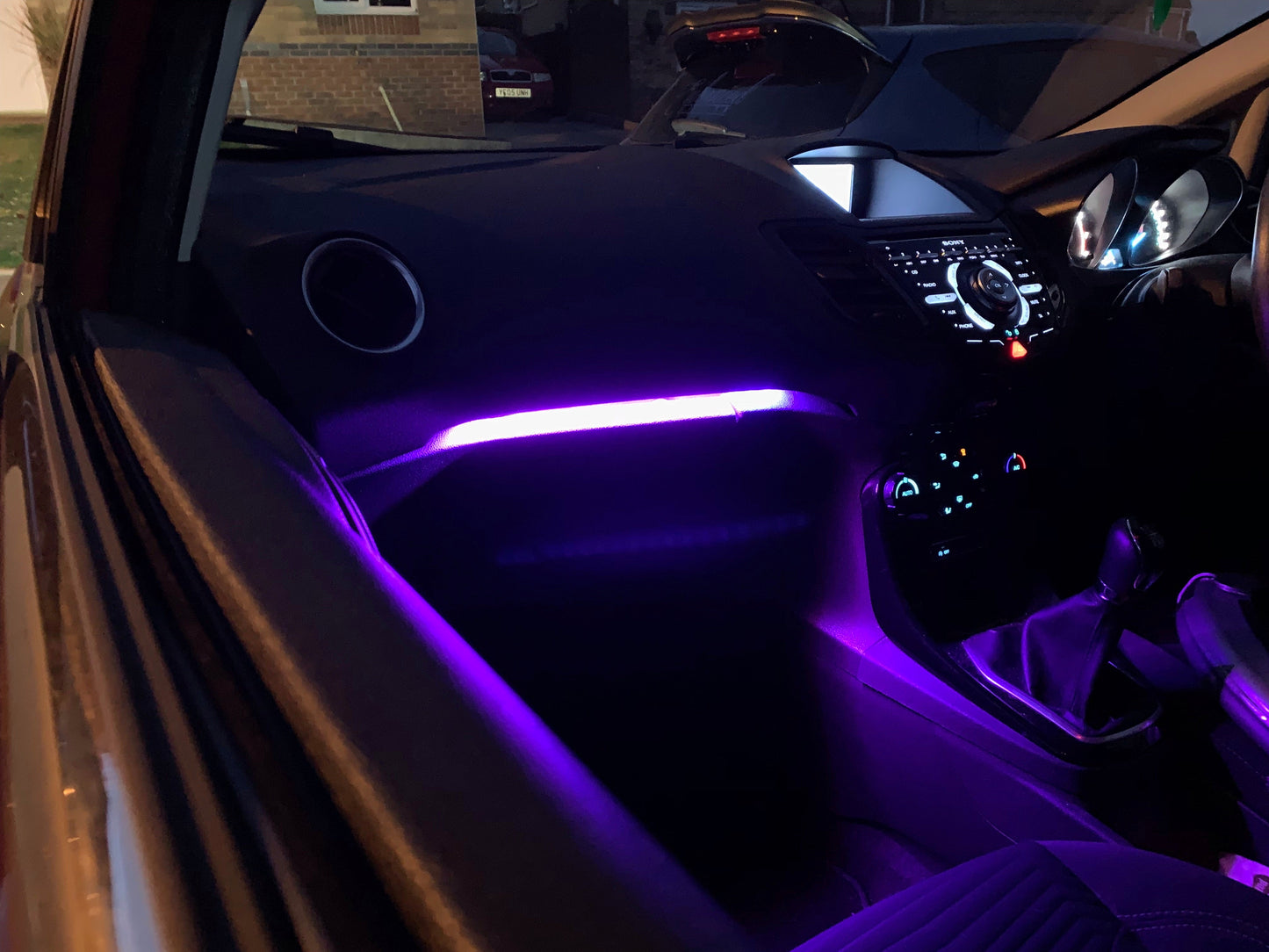 Chaser Edition RGB Glove Box and Footwell Kit - MK7 & MK7.5 Fiesta - Car Enhancements UK