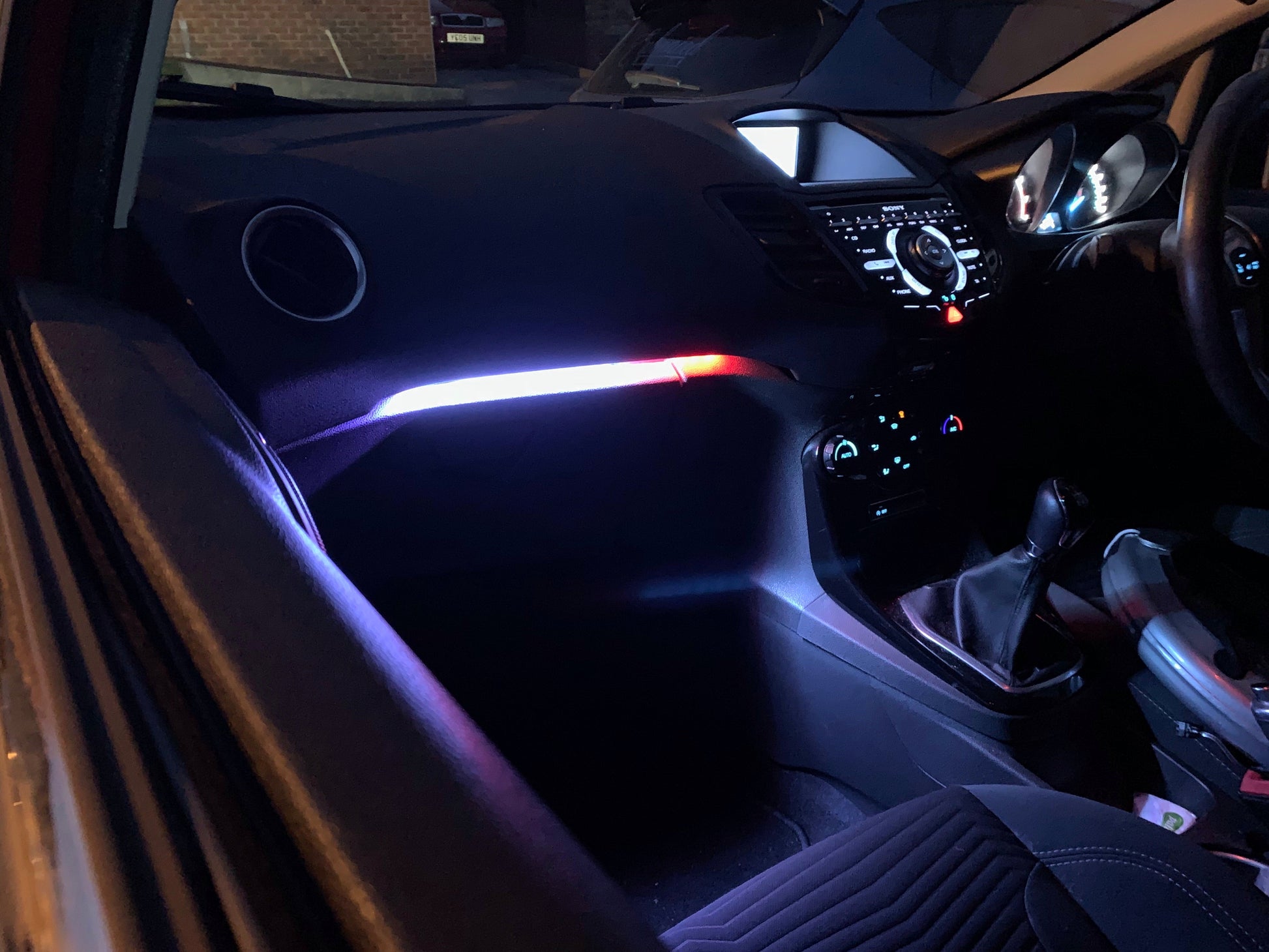 Chaser Edition RGB Glove Box and Footwell Kit - MK7 & MK7.5 Fiesta - Car Enhancements UK