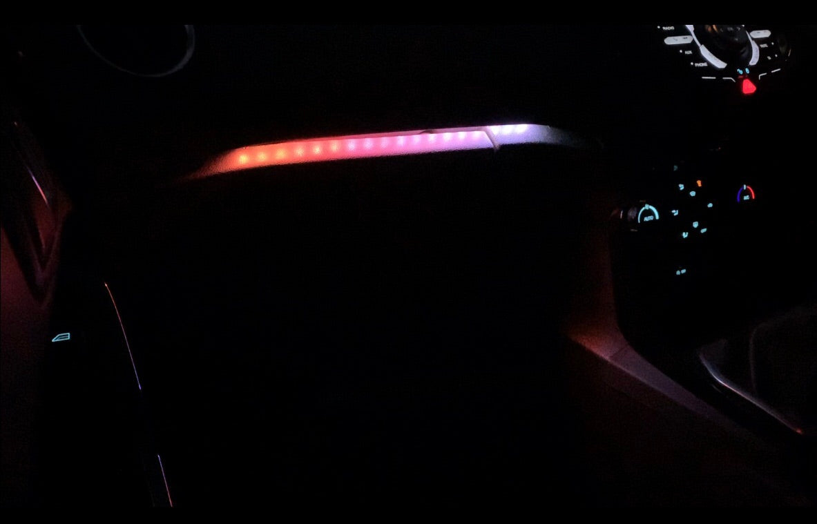 Chaser Edition RGB Glove Box and Footwell Kit - MK7 & MK7.5 Fiesta - Car Enhancements UK