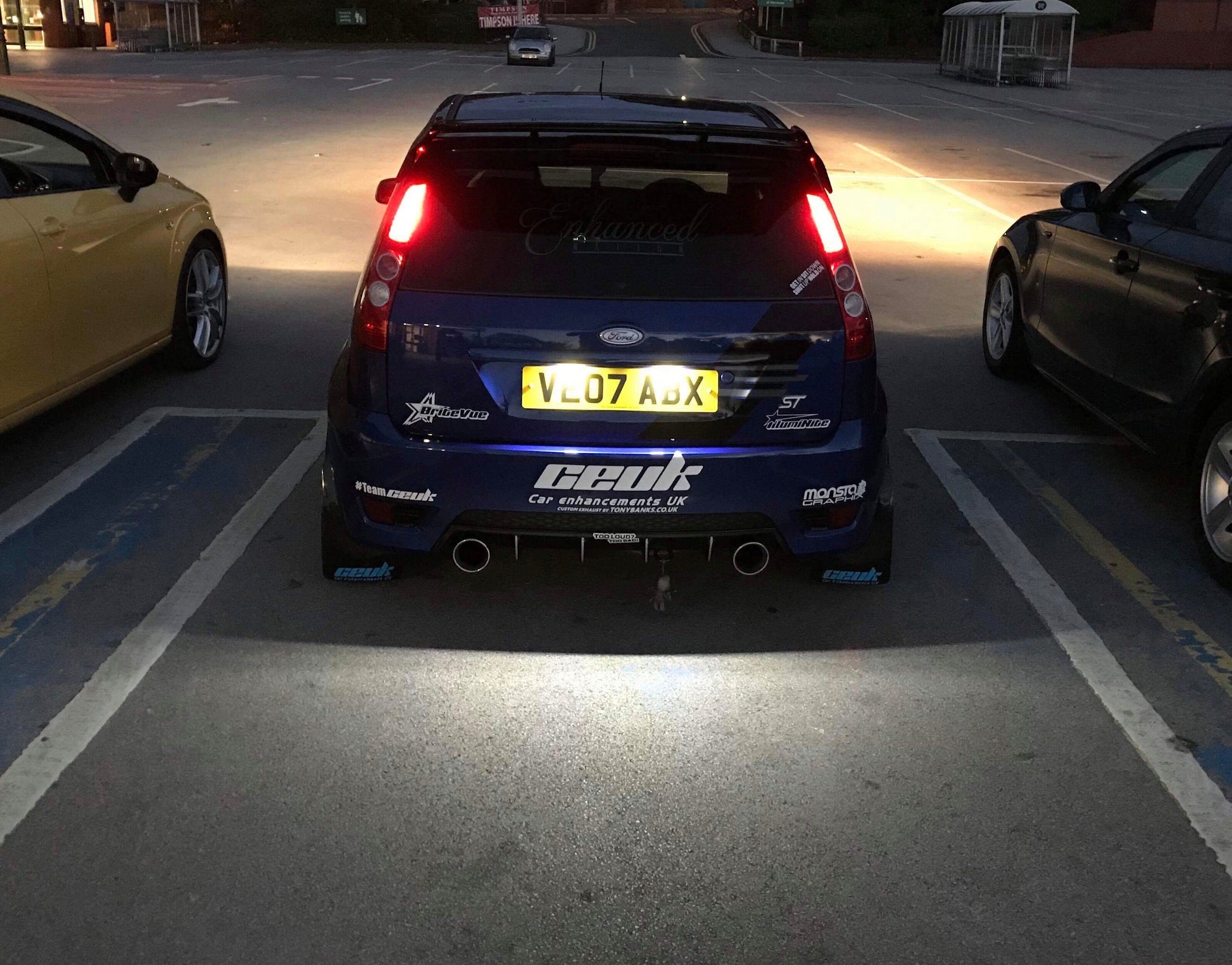 BriteVue LED Number Plate Unit - MK6 Fiesta - Car Enhancements UK