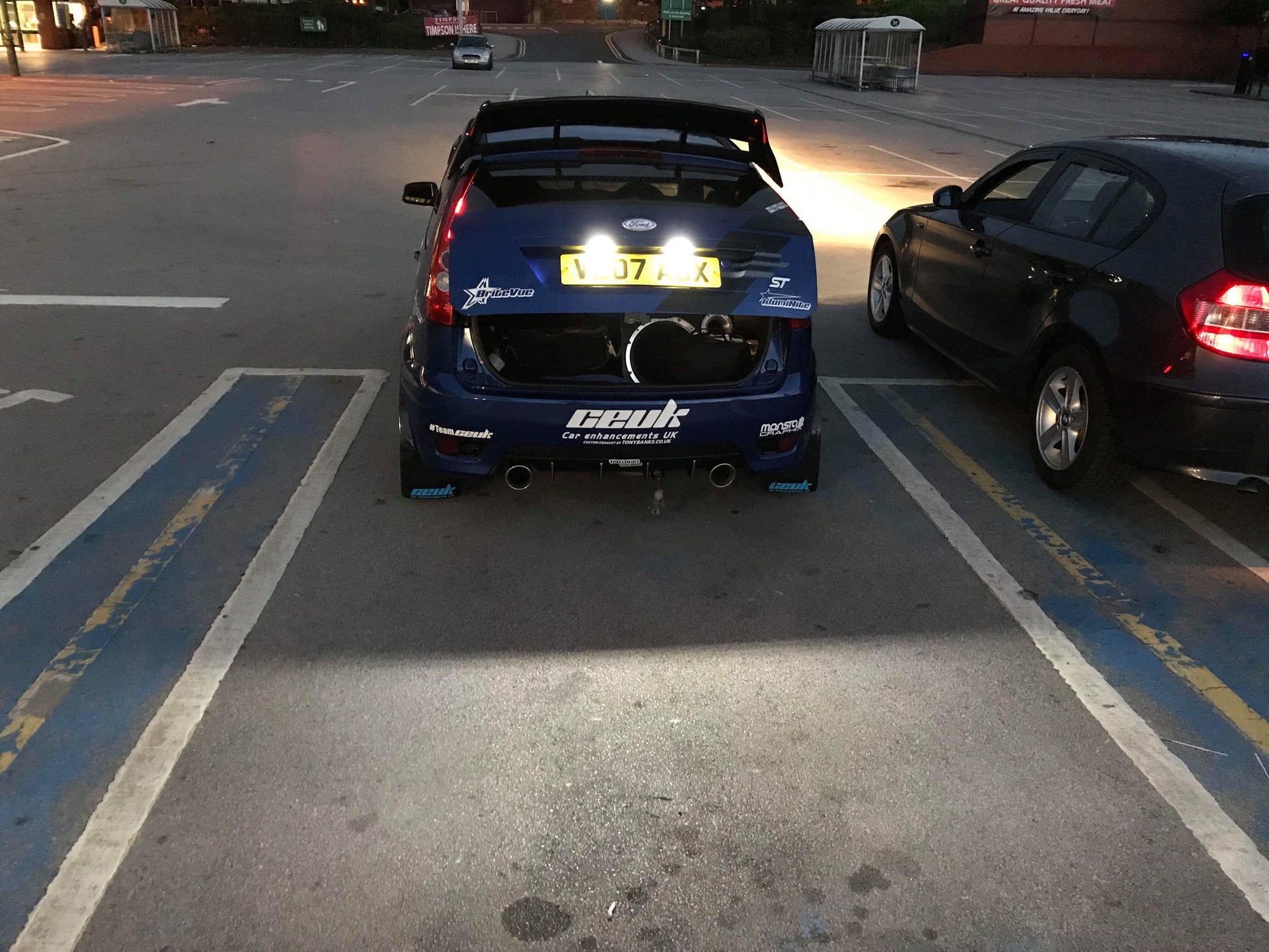 BriteVue LED Number Plate Unit - MK6 Fiesta - Car Enhancements UK