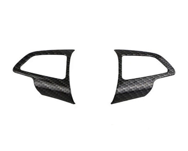 MK3.5 Focus - Carbon Fibre Steering Wheel Trim Surrounds (Facelift Only) - Car Enhancements UK