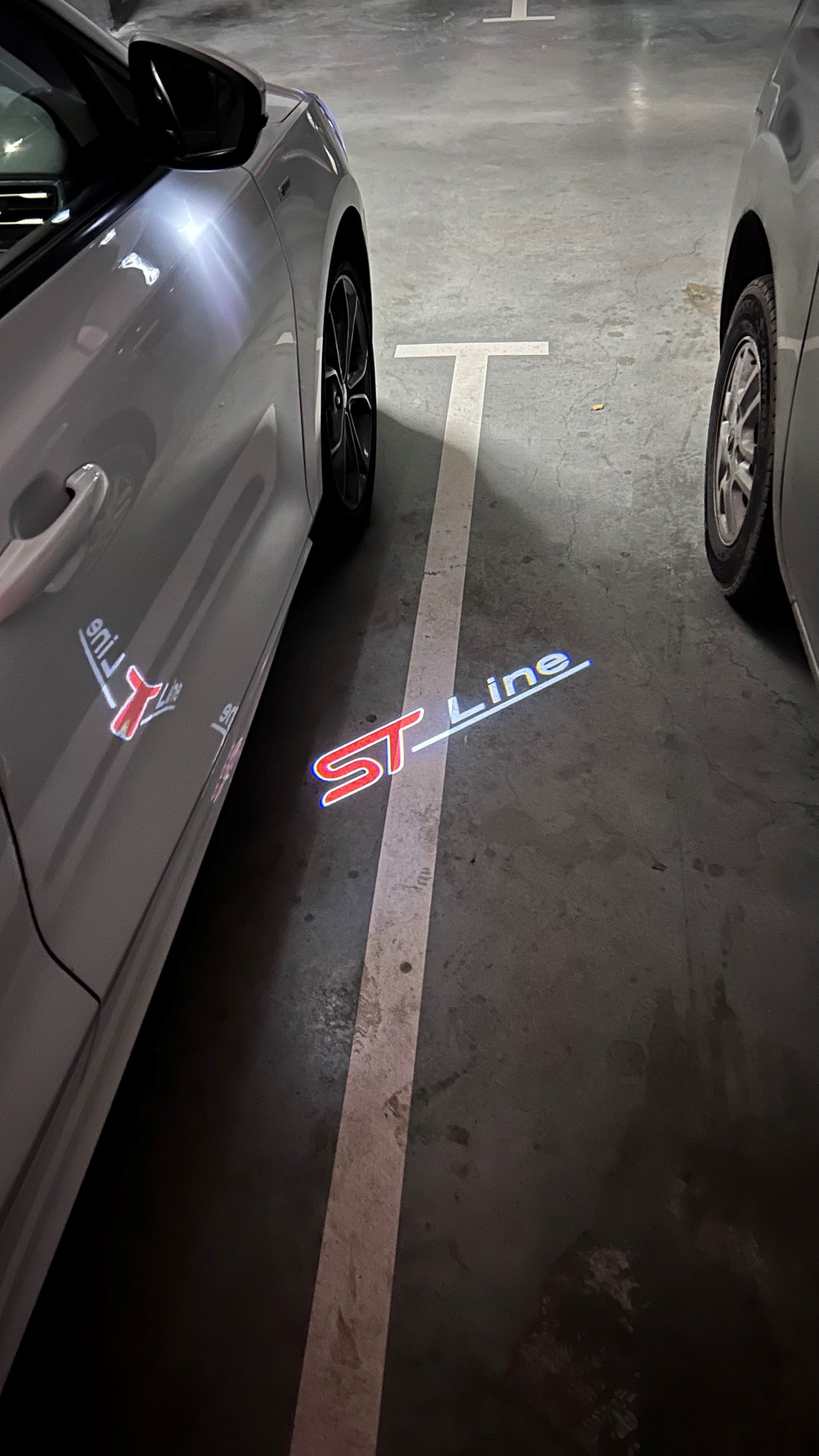 “ST Line” Emblem Replacement Puddle Unit - MK4 Focus - Car Enhancements UK