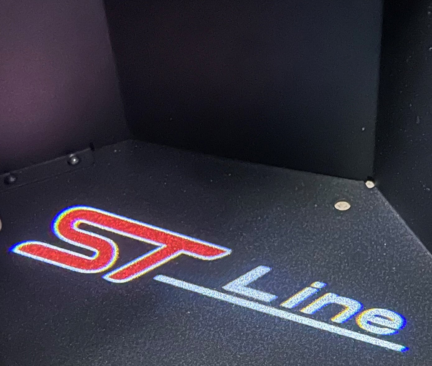 “ST Line” Emblem Replacement Puddle Unit - MK4 Focus - Car Enhancements UK