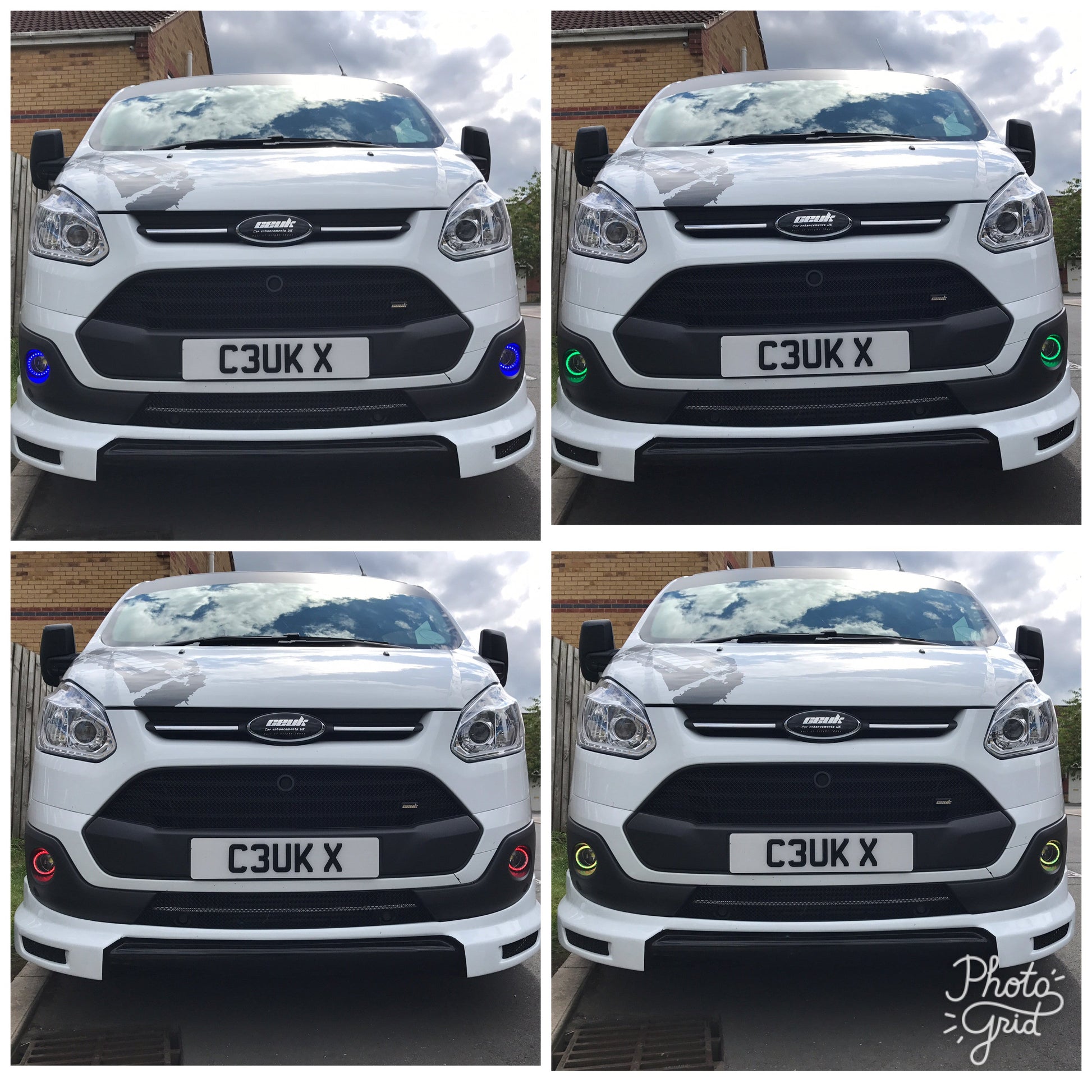 Transit Custom Bluetooth RGB Halos - Car Enhancements UK